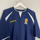 Shop 2003/05 SCOTLAND HOME SHIRT (XL) DIADORA, classic football shirts, vintage football shirts & retro soccer jerseys at Cult Kits