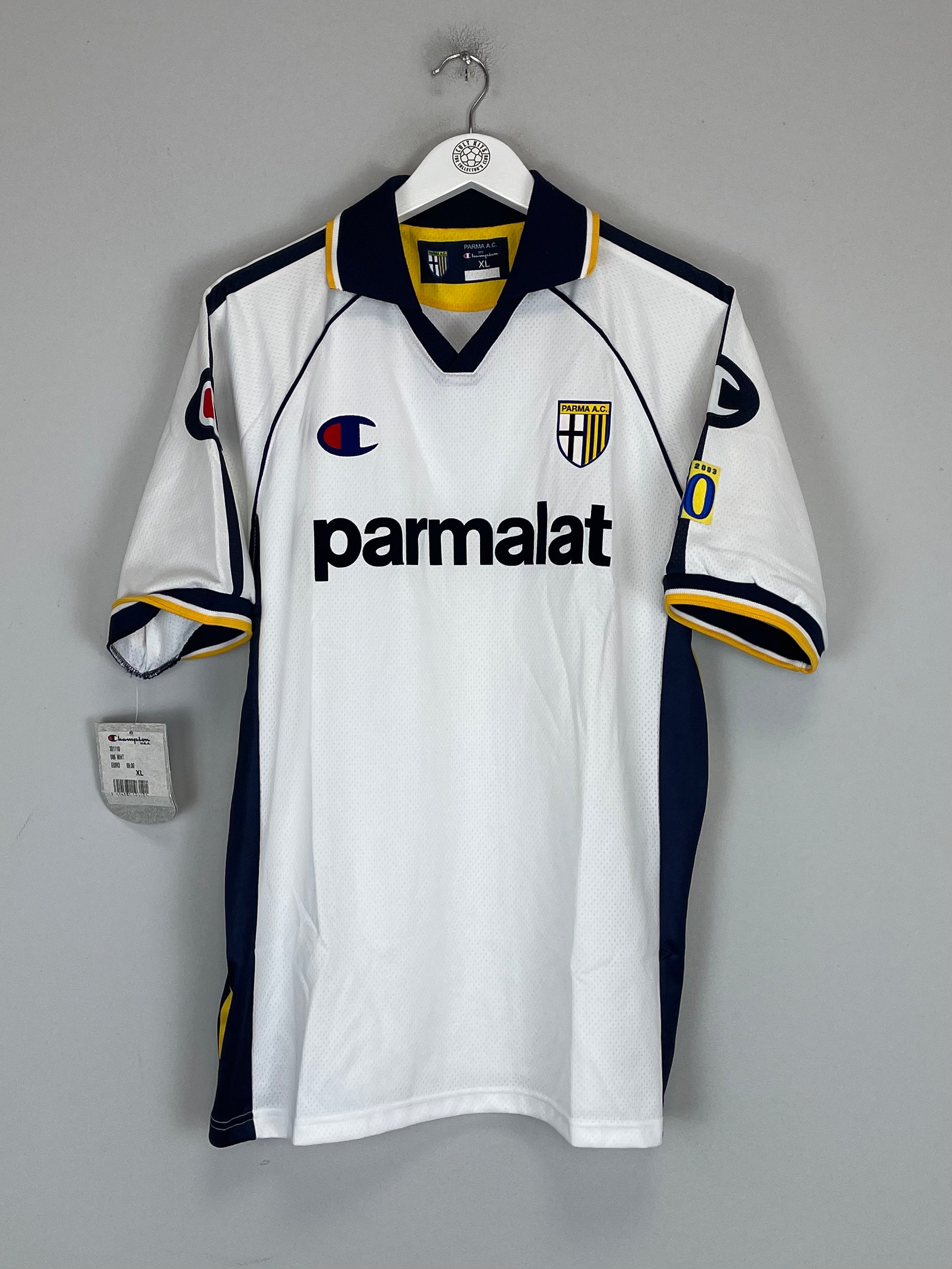 2003/04 PARMA *BNWT* HOME SHIRT (XL) CHAMPION CLASSIC FOOTBALL SHIRTS VINTAGE FPL FC26