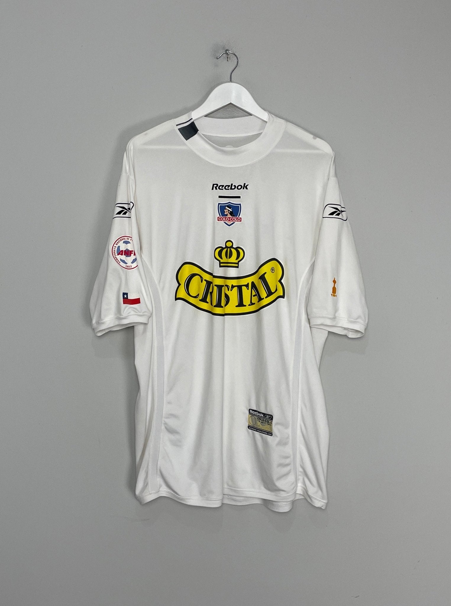 Shop 2004 COLO COLO M.FERNANDEZ #14 HOME SHIRT (L) REEBOK, classic football shirts, vintage football shirts & retro soccer jerseys at Cult Kits