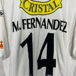 Shop 2004 COLO COLO M.FERNANDEZ #14 HOME SHIRT (L) REEBOK, classic football shirts, vintage football shirts & retro soccer jerseys at Cult Kits