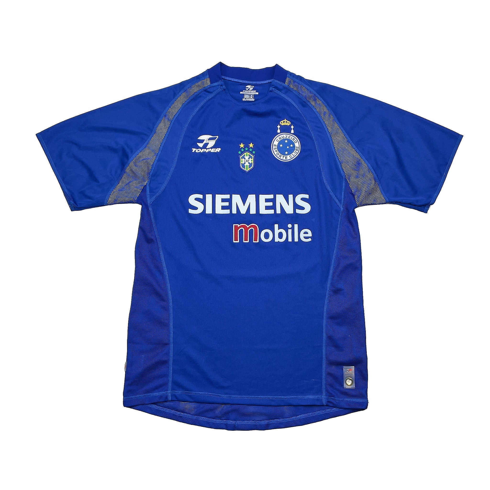 Buy 2004 Cruzeiro 10 Home Shirt (M) Topper ~ Free worldwide shipping available ~ Authentic Vintage Football Shirts from Cult Kits