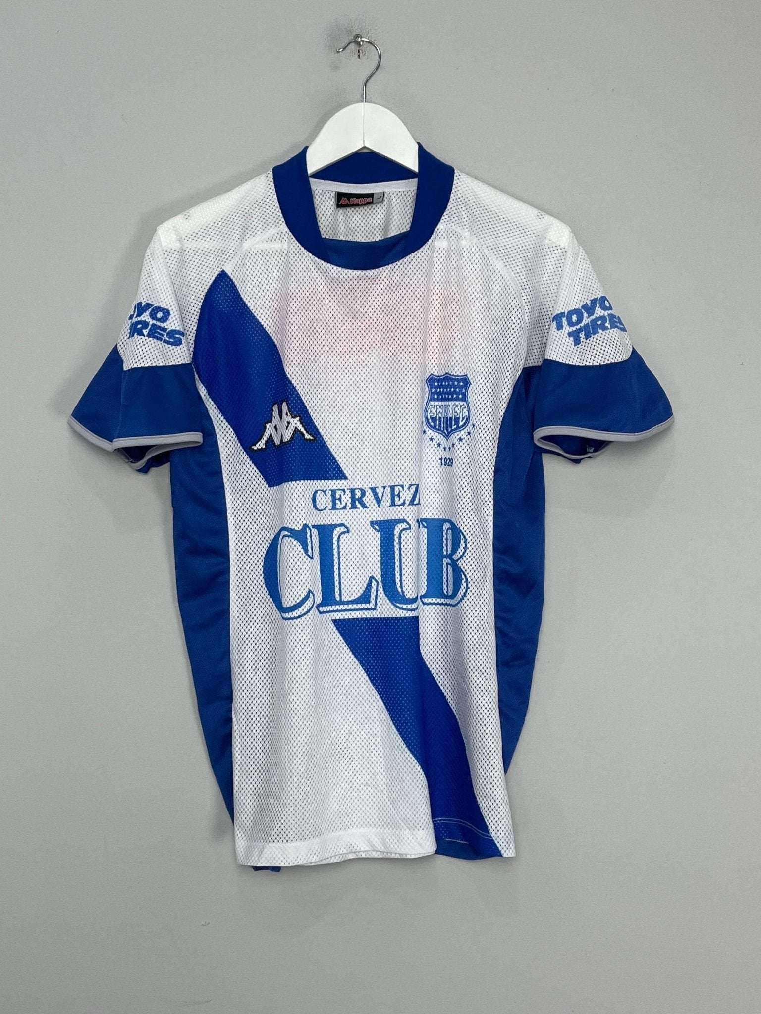 Shop 2004 EMELEC AWAY SHIRT (L) KAPPA, classic football shirts, vintage football shirts & retro soccer jerseys at Cult Kits