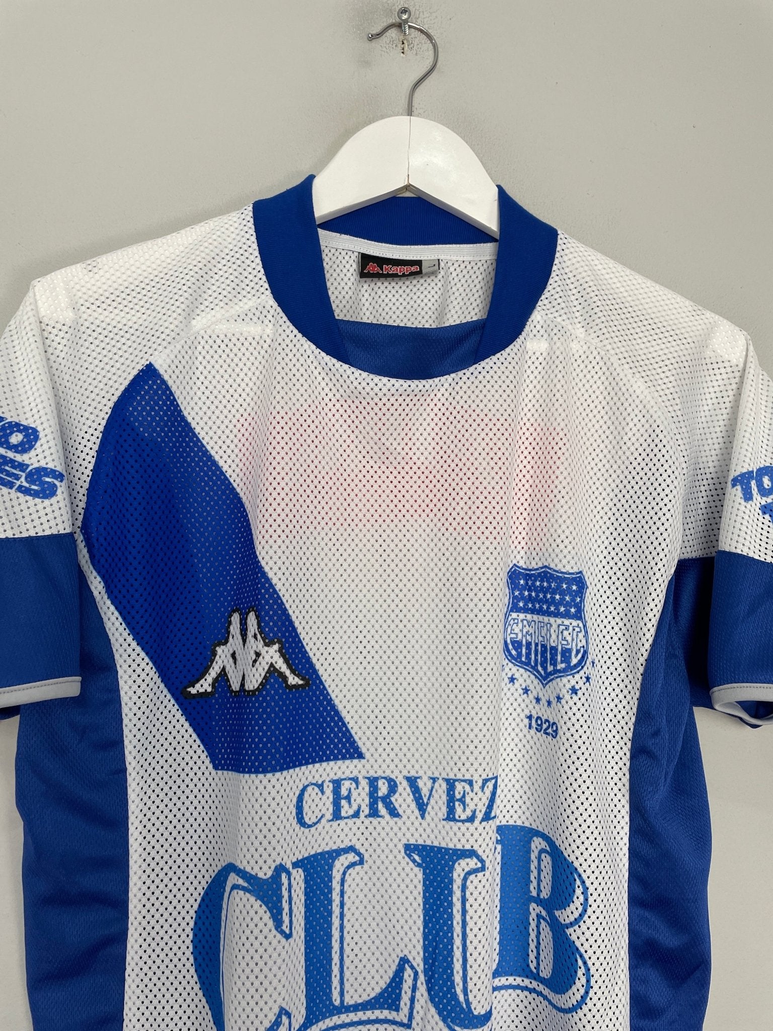 Shop 2004 EMELEC AWAY SHIRT (L) KAPPA, classic football shirts, vintage football shirts & retro soccer jerseys at Cult Kits