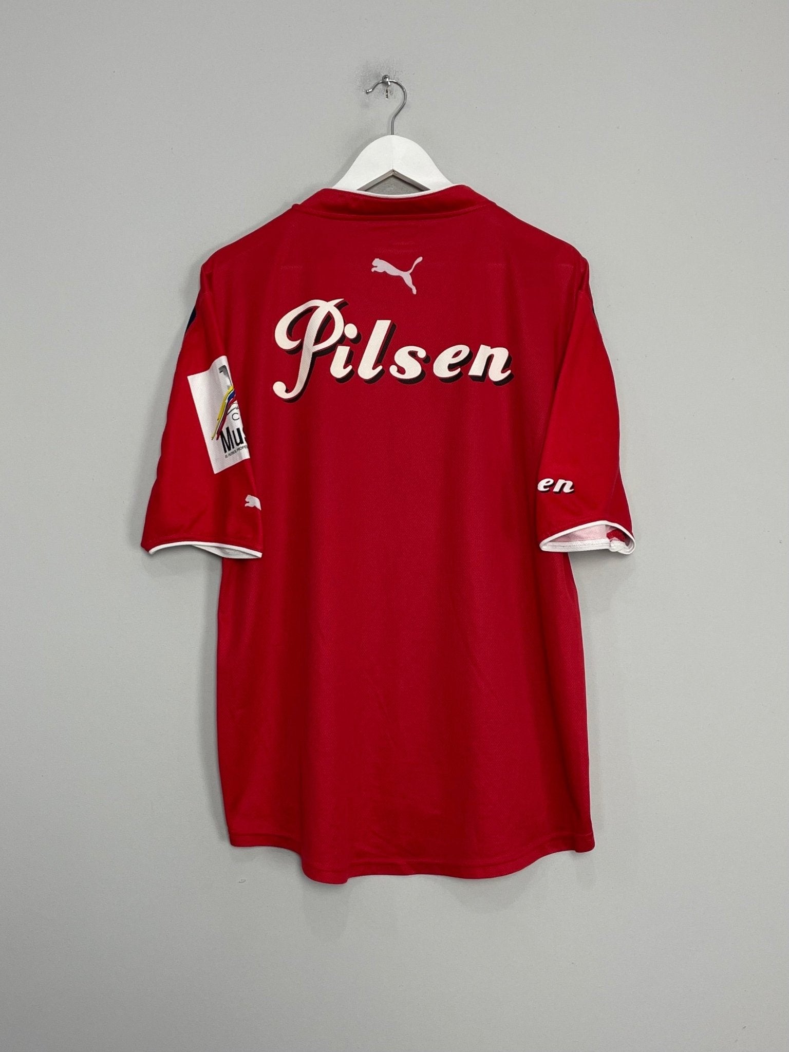 Shop 2004 INDEPENDIENTE MEDELLIN HOME SHIRT (XL) PUMA, classic football shirts, vintage football shirts & retro soccer jerseys at Cult Kits