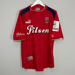 Shop 2004 INDEPENDIENTE MEDELLIN HOME SHIRT (XL) PUMA, classic football shirts, vintage football shirts & retro soccer jerseys at Cult Kits