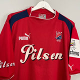 Shop 2004 INDEPENDIENTE MEDELLIN HOME SHIRT (XL) PUMA, classic football shirts, vintage football shirts & retro soccer jerseys at Cult Kits