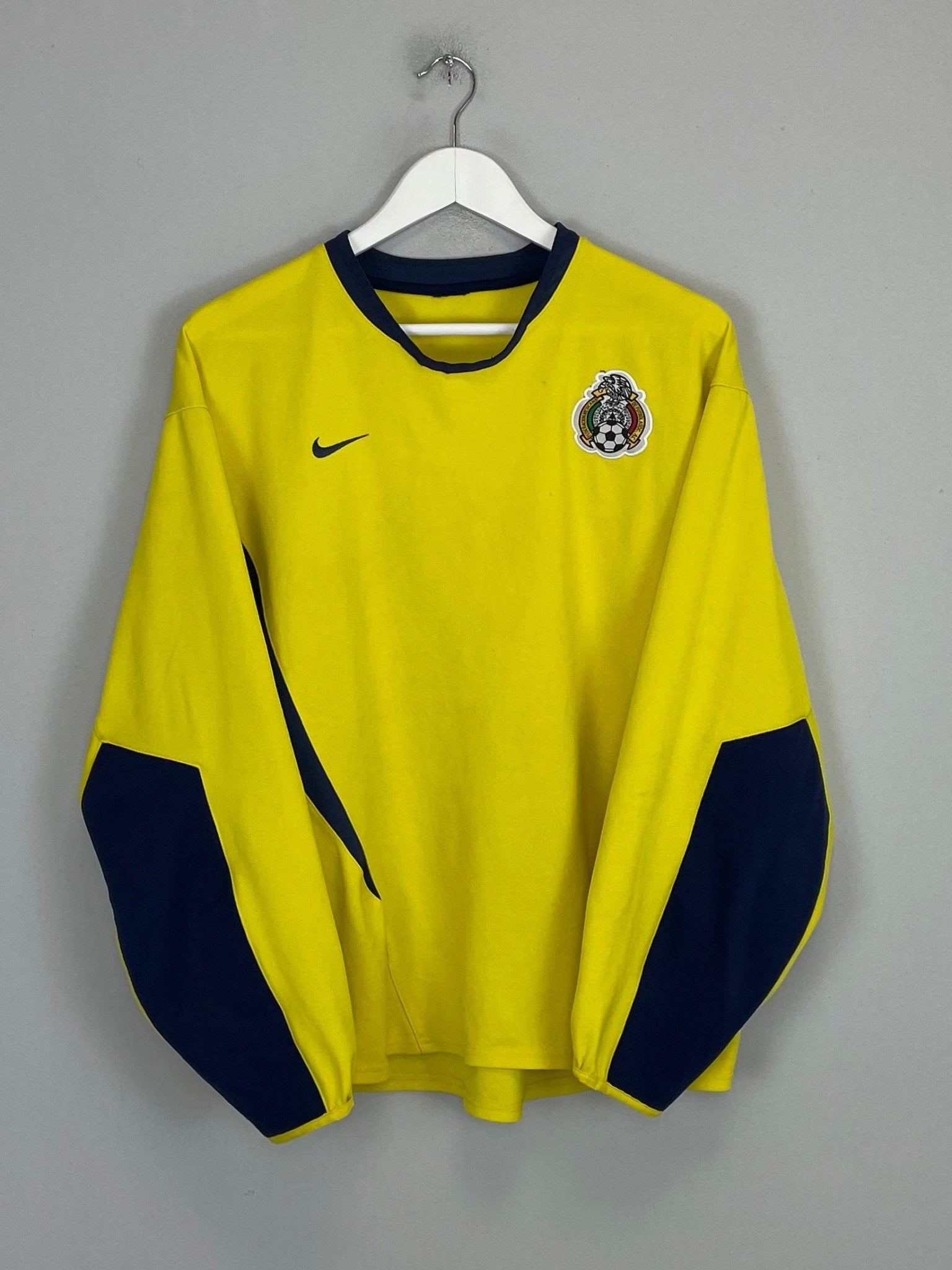 Shop 2004 MEXICO GK SHIRT (M) NIKE, classic football shirts, vintage football shirts & retro soccer jerseys at Cult Kits