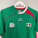 Shop 2004 MEXICO OLYMPIC SHIRT (M) ATLETICA, classic football shirts, vintage football shirts & retro soccer jerseys at Cult Kits