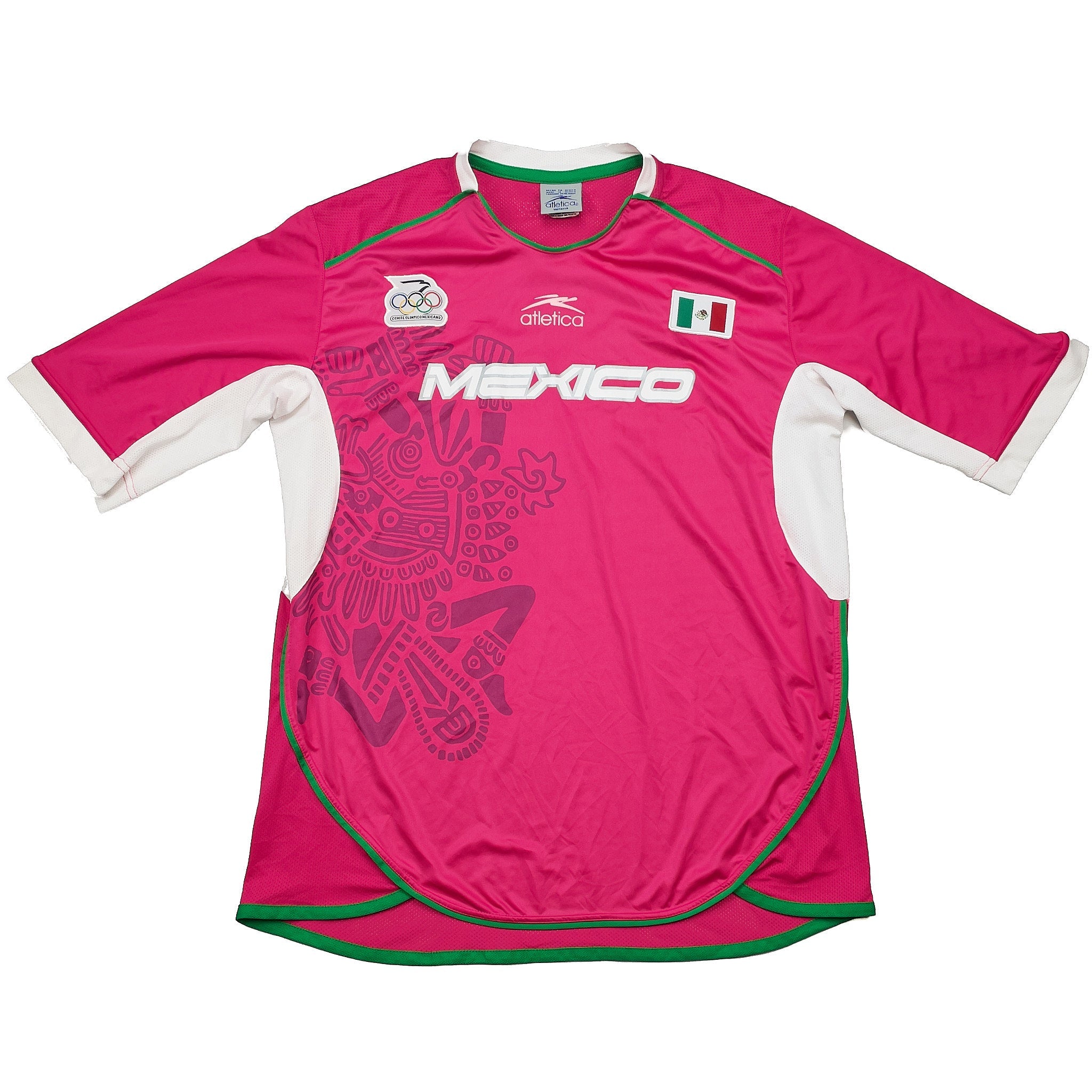 Buy 2004 Mexico Olympics Shirt (L) Atletica ~ Free worldwide shipping available ~ Authentic Vintage Football Shirts from Cult Kits