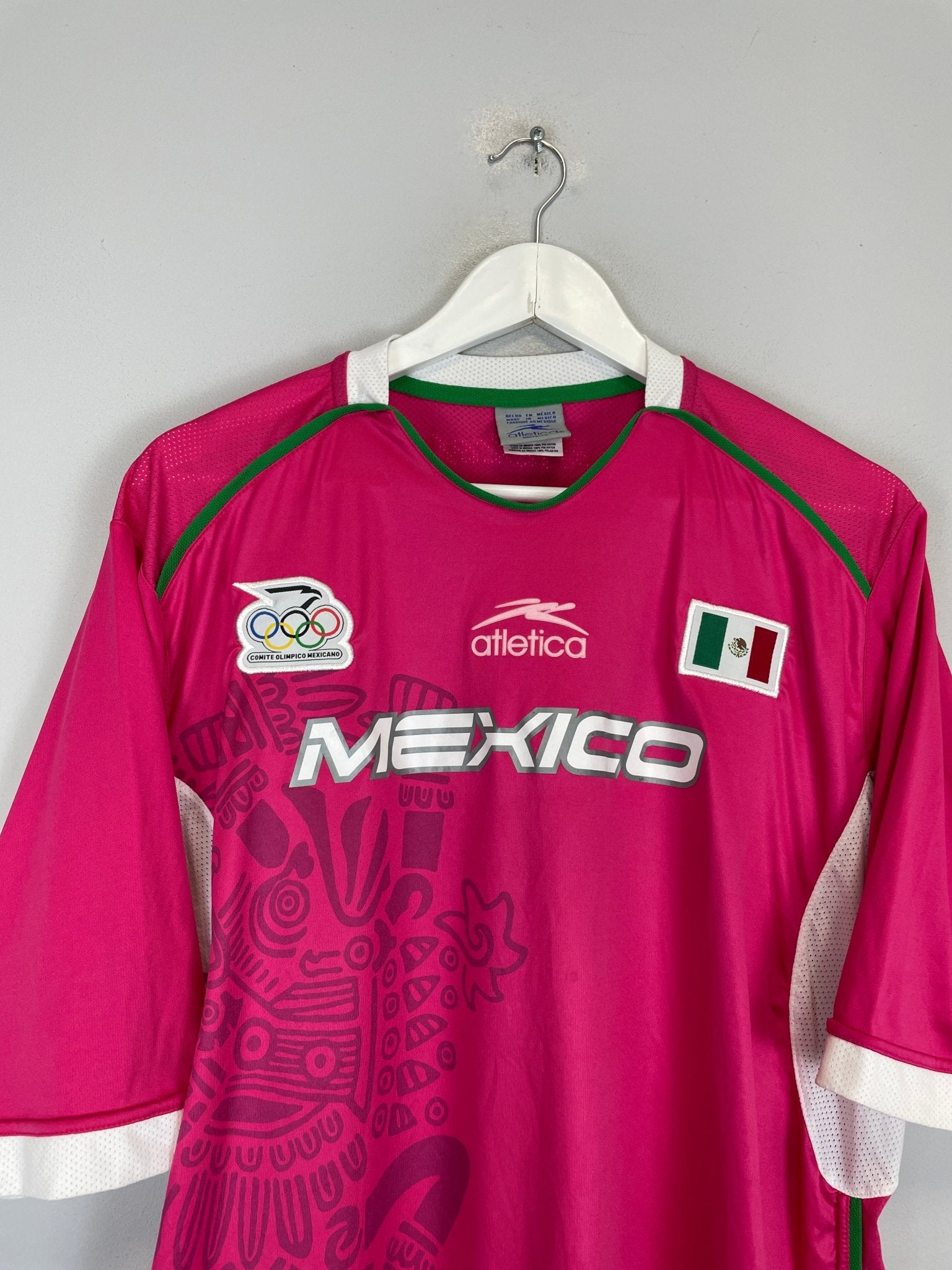 Shop 2004 MEXICO OLYMPICS SHIRT (L) ATLETICA, classic football shirts, vintage football shirts & retro soccer jerseys at Cult Kits
