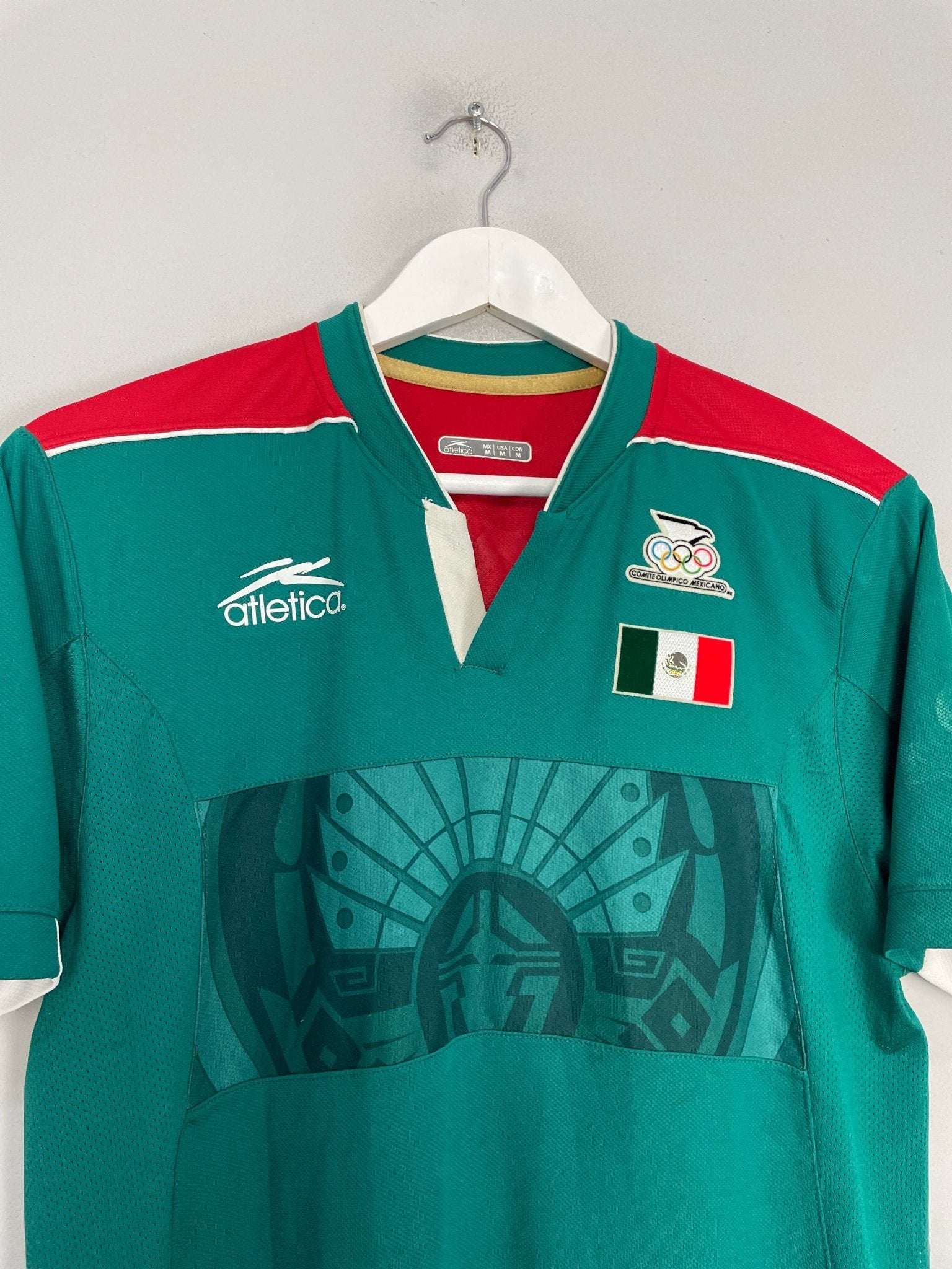 Shop 2004 MEXICO OLYMPICS SHIRT (M) ATLETICA, classic football shirts, vintage football shirts & retro soccer jerseys at Cult Kits