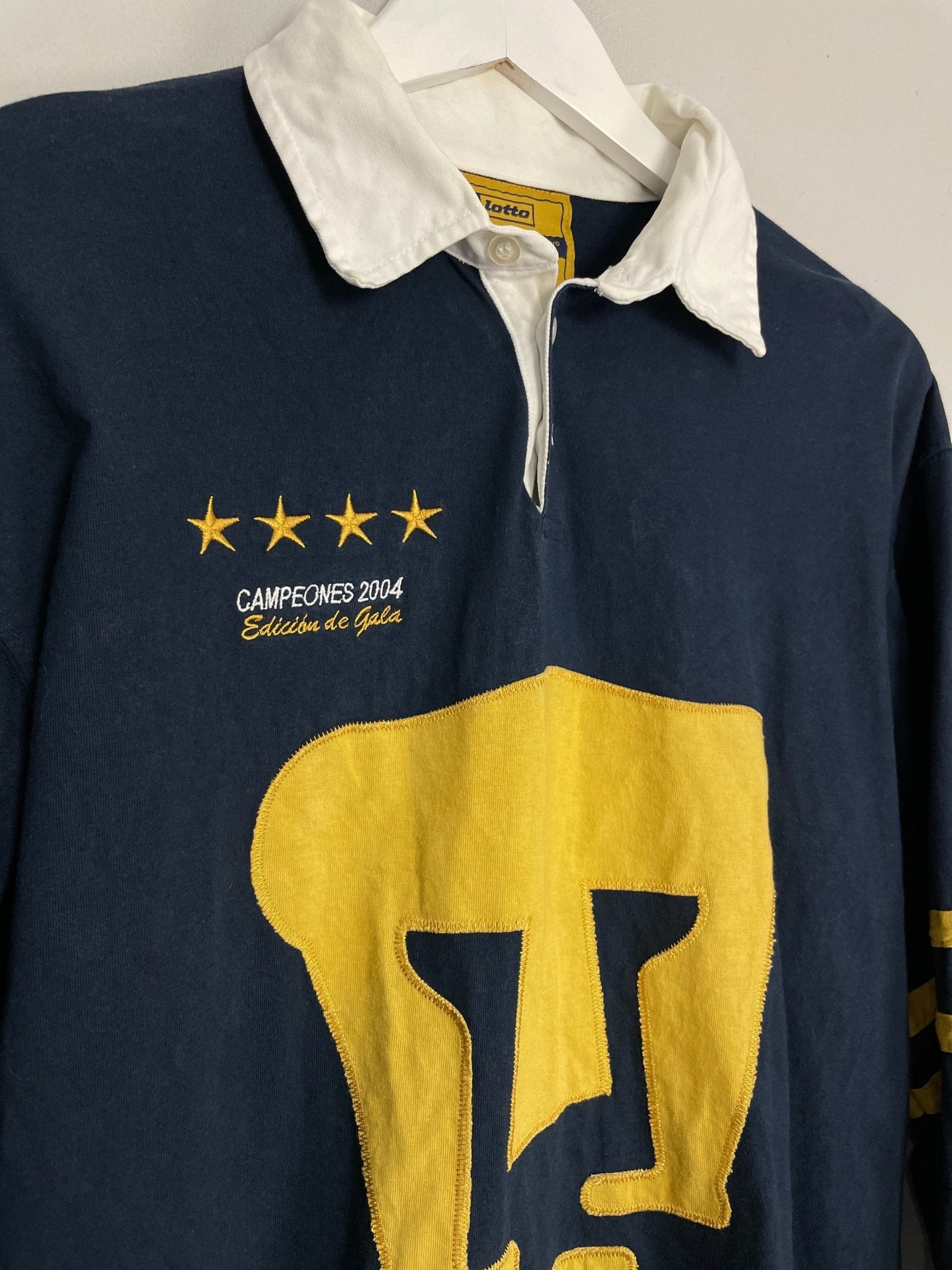 Shop 2004 UNAM PUMAS L/S SPECIAL SHIRT (XL) LOTTO, classic football shirts, vintage football shirts & retro soccer jerseys at Cult Kits