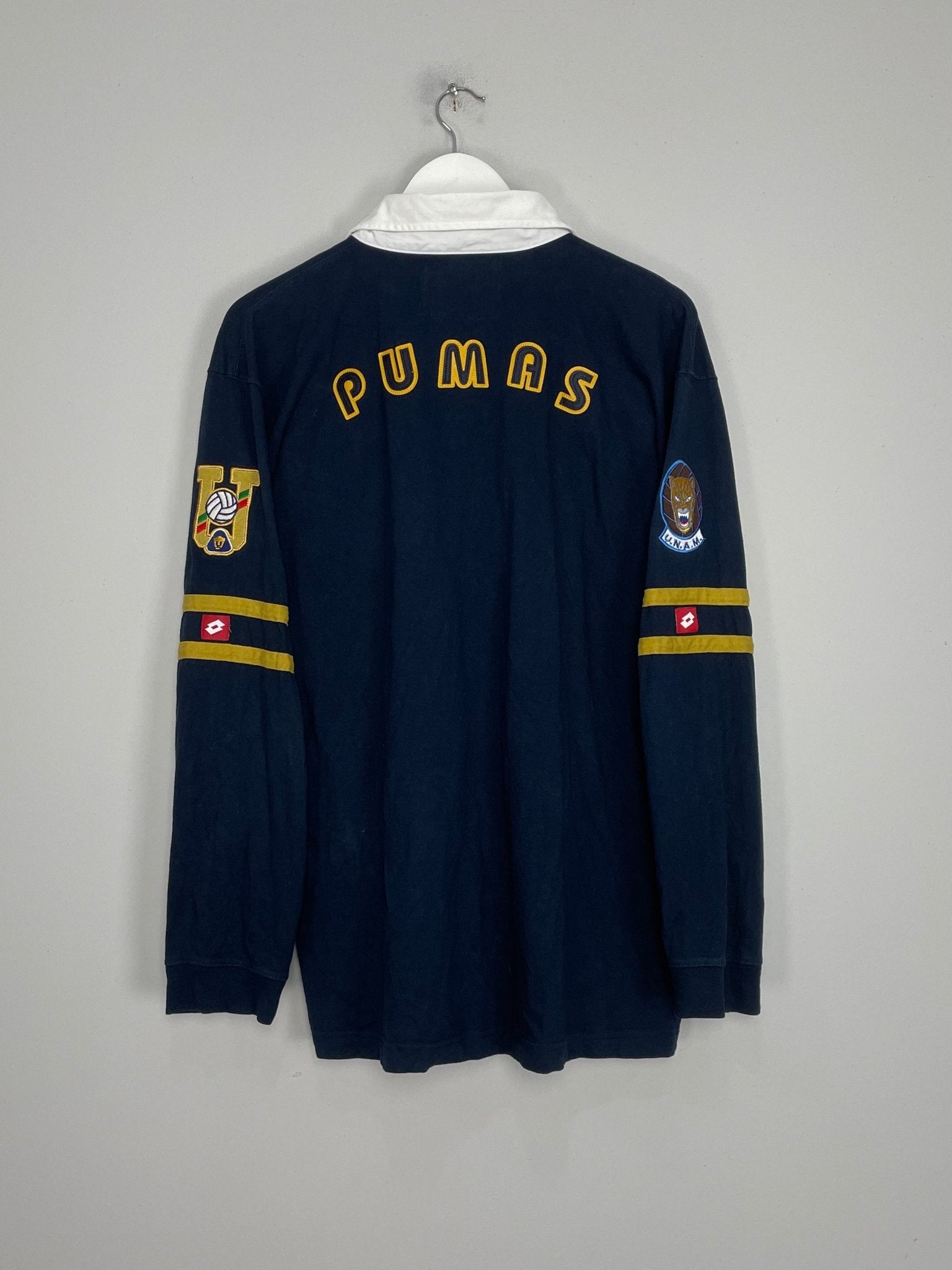 Shop 2004 UNAM PUMAS L/S SPECIAL SHIRT (XL) LOTTO, classic football shirts, vintage football shirts & retro soccer jerseys at Cult Kits