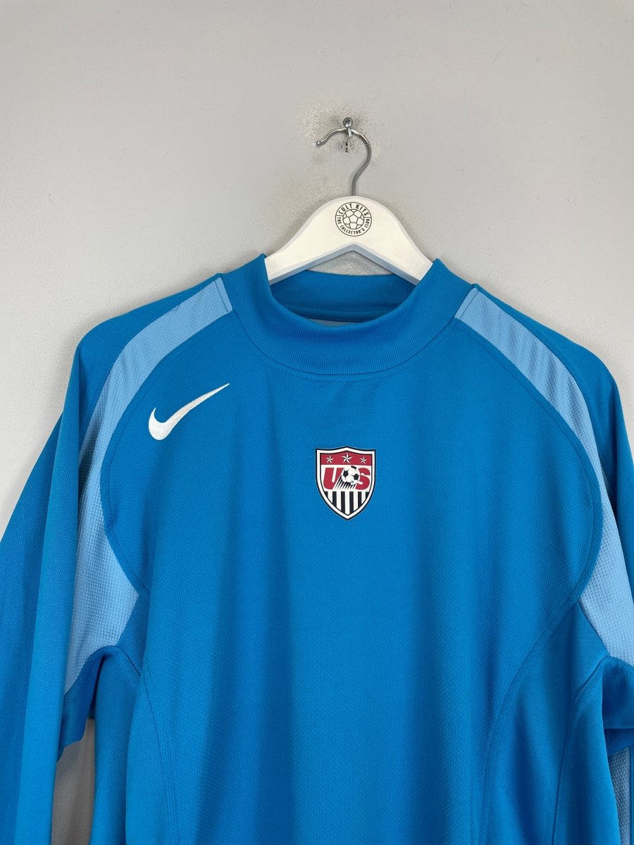 2004 USA *PLAYER ISSUE* GK SHIRT (XXL) NIKE - Cult Kits - XXL - Buy Vintage Football Shirts, Authentic Retro Football Shirts For Sale, Classic Football Shirts & Soccer Jersey