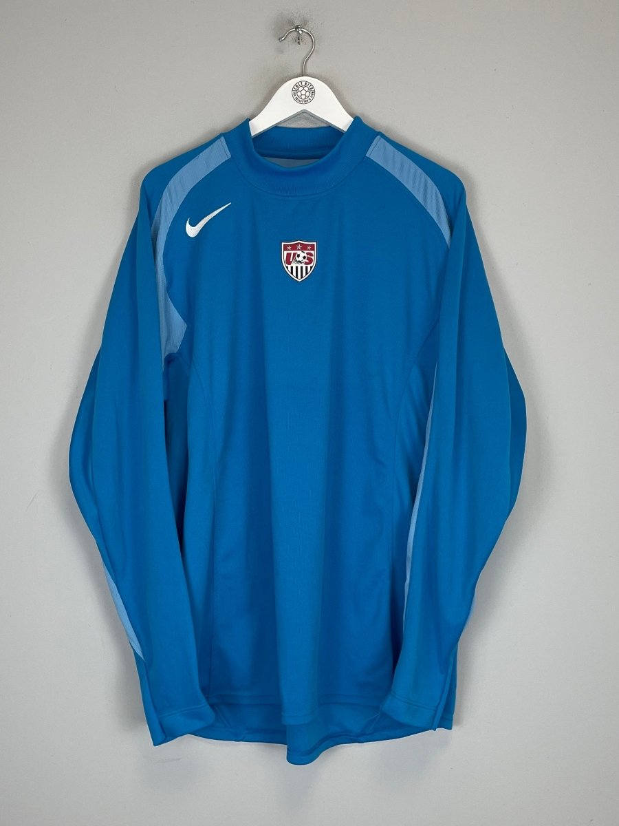 2004 USA *PLAYER ISSUE* GK SHIRT (XXL) NIKE - Cult Kits - XXL - Buy Vintage Football Shirts, Authentic Retro Football Shirts For Sale, Classic Football Shirts & Soccer Jersey