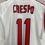 Shop 2004/05 AC MILAN CRESPO #11 AWAY SHIRT (L) ADIDAS, classic football shirts, vintage football shirts & retro soccer jerseys at Cult Kits