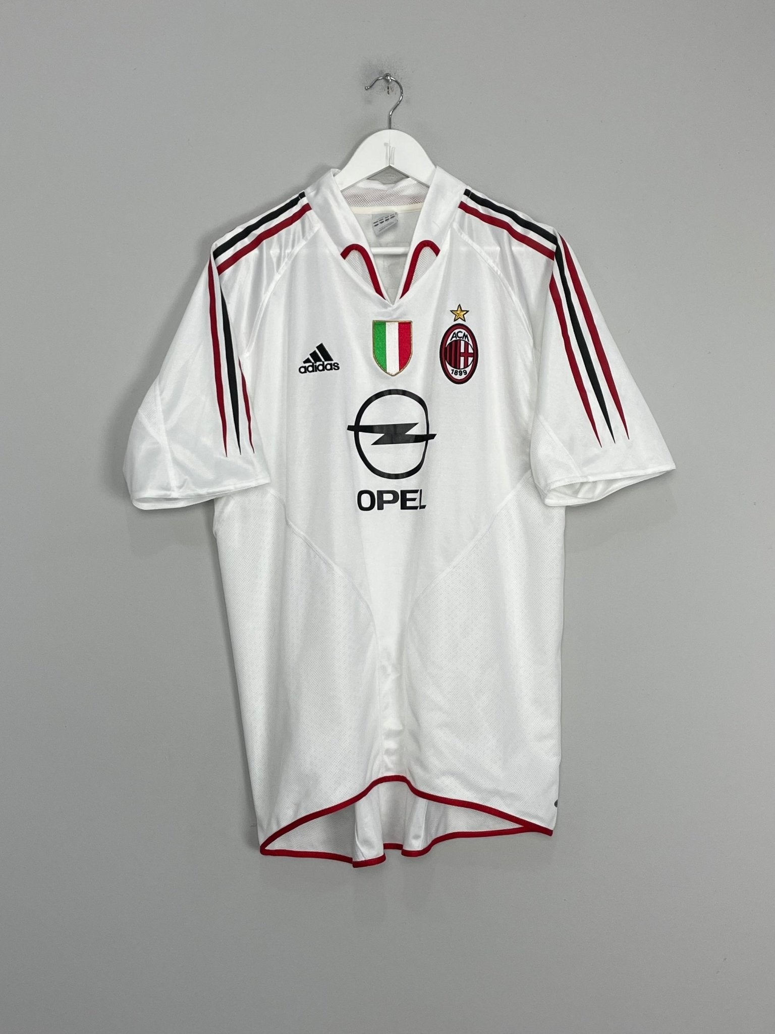 Shop 2004/05 AC MILAN CRESPO #11 AWAY SHIRT (L) ADIDAS, classic football shirts, vintage football shirts & retro soccer jerseys at Cult Kits