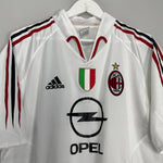 Shop 2004/05 AC MILAN CRESPO #11 AWAY SHIRT (L) ADIDAS, classic football shirts, vintage football shirts & retro soccer jerseys at Cult Kits