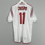 Shop 2004/05 AC MILAN CRESPO #11 AWAY SHIRT (L) ADIDAS, classic football shirts, vintage football shirts & retro soccer jerseys at Cult Kits