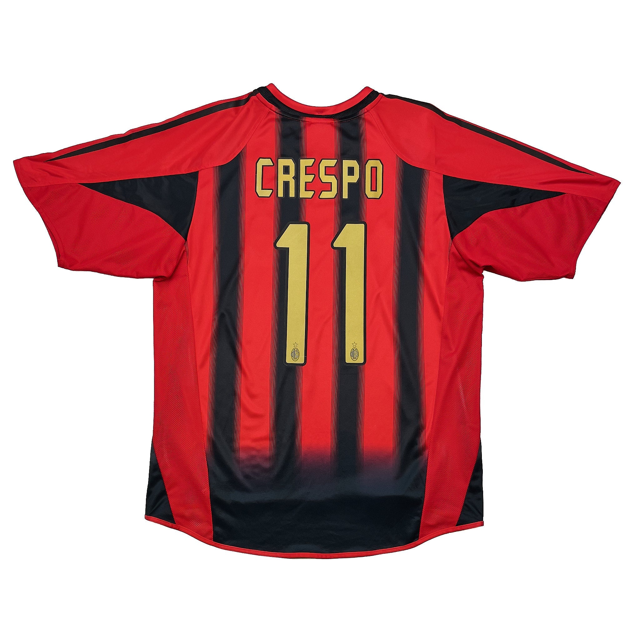 Buy 2004/05 AC Milan Crespo 11 Home Shirt (L) Adidas ~ Free worldwide shipping ~ Authentic Vintage Football Shirts from Cult Kits