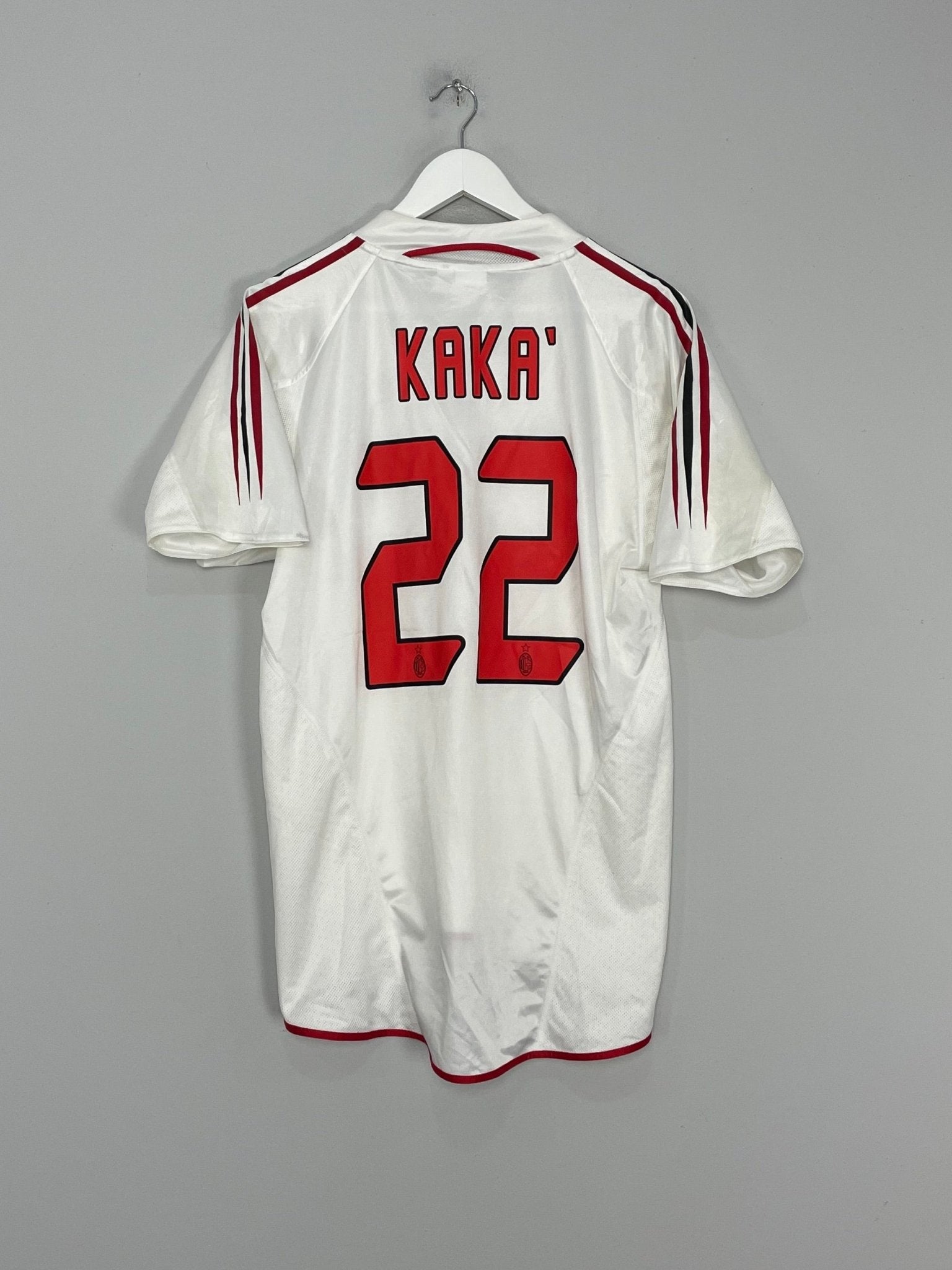 Shop 2004/05 AC MILAN KAKA #22 AWAY SHIRT (S) ADIDAS, classic football shirts, vintage football shirts & retro soccer jerseys at Cult Kits