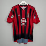 Shop 2004/05 AC MILAN KAKA #22 HOME SHIRT (L) ADIDAS, classic football shirts, vintage football shirts & retro soccer jerseys at Cult Kits
