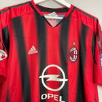 Shop 2004/05 AC MILAN KAKA #22 HOME SHIRT (L) ADIDAS, classic football shirts, vintage football shirts & retro soccer jerseys at Cult Kits