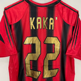 Shop 2004/05 AC MILAN KAKA #22 HOME SHIRT (M) ADIDAS, classic football shirts, vintage football shirts & retro soccer jerseys at Cult Kits