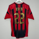 Shop 2004/05 AC MILAN KAKA #22 HOME SHIRT (M) ADIDAS, classic football shirts, vintage football shirts & retro soccer jerseys at Cult Kits