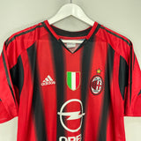Shop 2004/05 AC MILAN KAKA #22 HOME SHIRT (M) ADIDAS, classic football shirts, vintage football shirts & retro soccer jerseys at Cult Kits