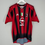 Shop 2004/05 AC MILAN KAKA #22 HOME SHIRT (M) ADIDAS, classic football shirts, vintage football shirts & retro soccer jerseys at Cult Kits
