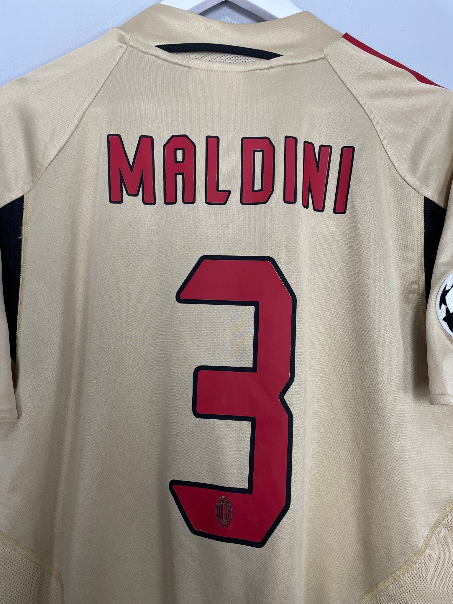 Shop 2004/05 AC MILAN MALDINI #3 C/L THIRD SHIRT (M) ADIDAS, classic football shirts, vintage football shirts & retro soccer jerseys at Cult Kits