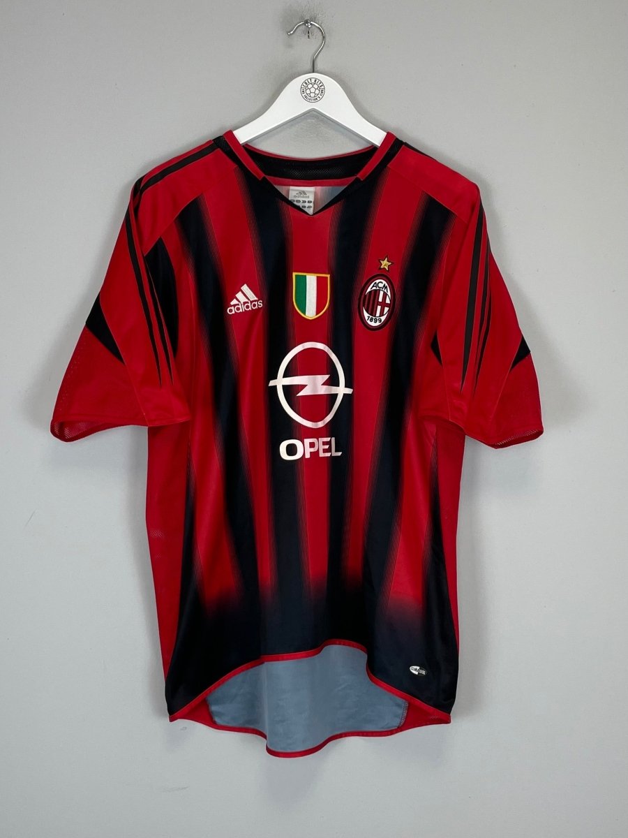 2004/05 AC MILAN MALDINI 3 HOME SHIRT (L) ADIDAS - Cult Kits - Large - Buy Vintage Football Shirts, Authentic Retro Football Shirts For Sale, Classic Football Shirts & Soccer Jersey