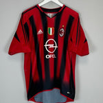 2004/05 AC MILAN MALDINI 3 HOME SHIRT (L) ADIDAS - Cult Kits - Large - Buy Vintage Football Shirts, Authentic Retro Football Shirts For Sale, Classic Football Shirts & Soccer Jersey