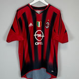 2004/05 AC MILAN MALDINI 3 HOME SHIRT (L) ADIDAS - Cult Kits - Large - Buy Vintage Football Shirts, Authentic Retro Football Shirts For Sale, Classic Football Shirts & Soccer Jersey
