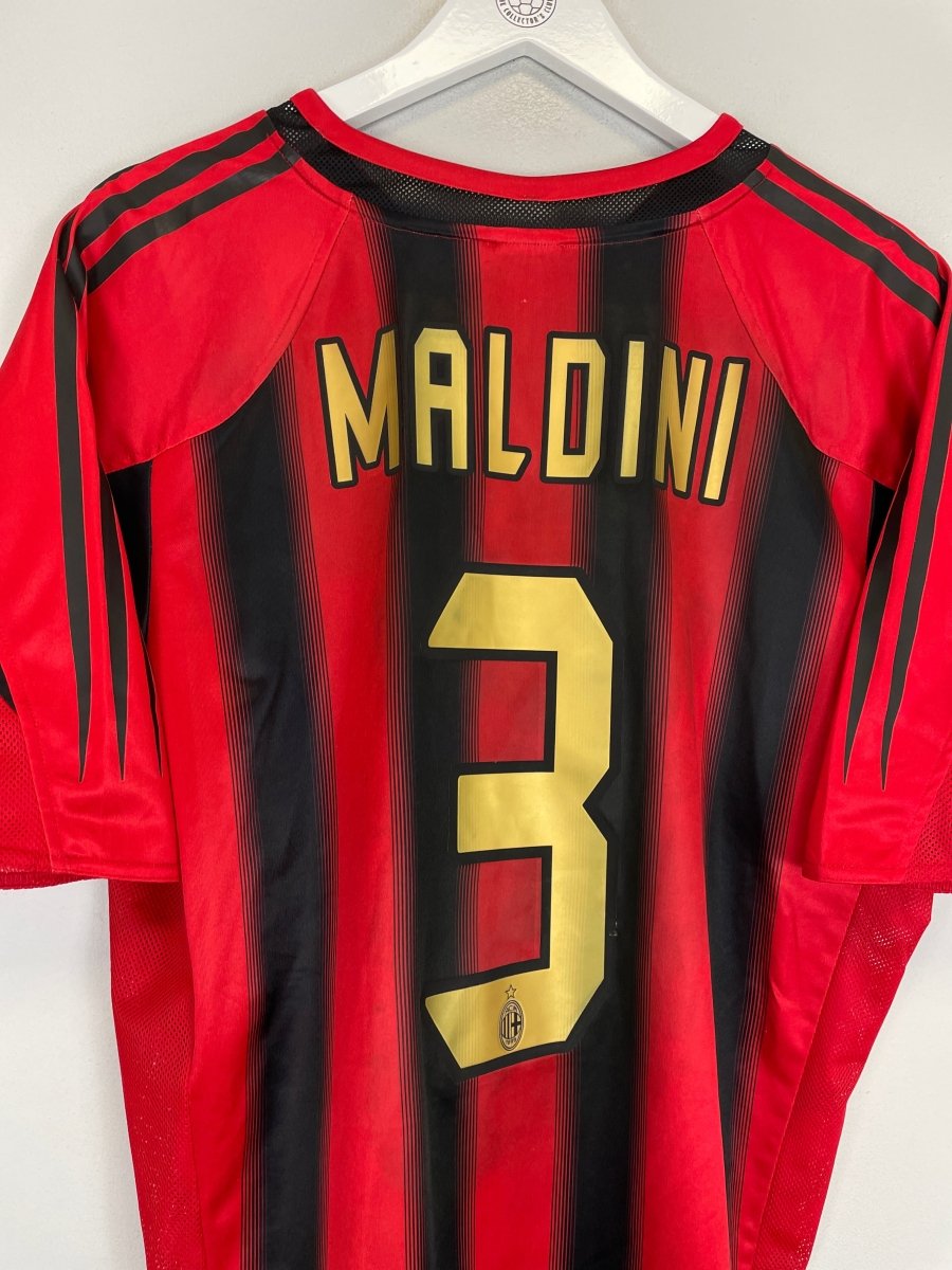 2004/05 AC MILAN MALDINI 3 HOME SHIRT (L) ADIDAS - Cult Kits - Large - Buy Vintage Football Shirts, Authentic Retro Football Shirts For Sale, Classic Football Shirts & Soccer Jersey