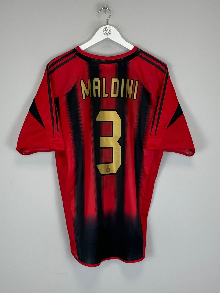 2004/05 AC MILAN MALDINI 3 HOME SHIRT (L) ADIDAS - Cult Kits - Large - Buy Vintage Football Shirts, Authentic Retro Football Shirts For Sale, Classic Football Shirts & Soccer Jersey