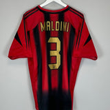 2004/05 AC MILAN MALDINI 3 HOME SHIRT (L) ADIDAS - Cult Kits - Large - Buy Vintage Football Shirts, Authentic Retro Football Shirts For Sale, Classic Football Shirts & Soccer Jersey