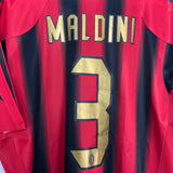 Shop 2004/05 AC MILAN MALDINI #3 HOME SHIRT (L) ADIDAS, classic football shirts, vintage football shirts & retro soccer jerseys at Cult Kits