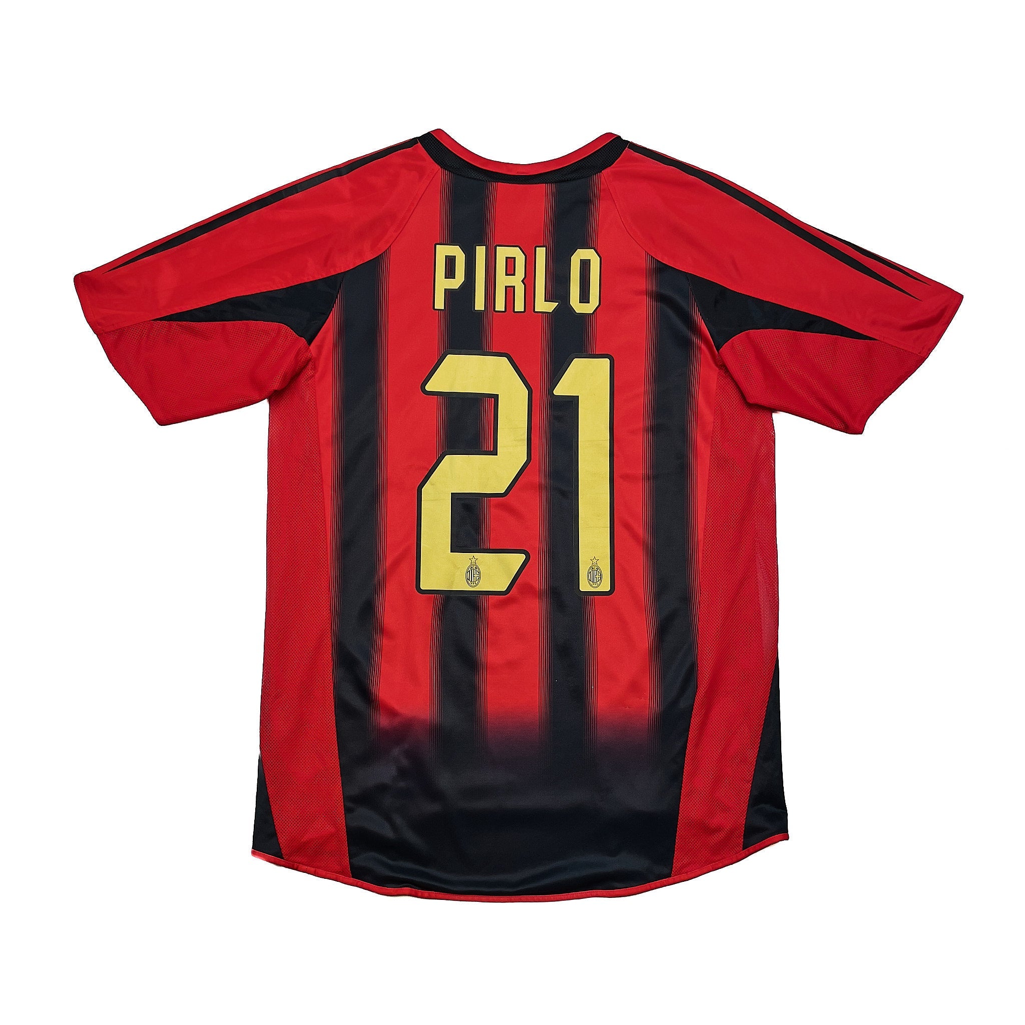 Buy 2004/05 AC Milan Pirlo 21 Home Shirt (M) Adidas ~ Free worldwide shipping ~ Authentic Vintage Football Shirts from Cult Kits