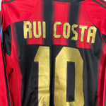 Shop 2004/05 AC MILAN RUI COSTA #10 C/L L/S HOME SHIRT (M) ADIDAS, classic football shirts, vintage football shirts & retro soccer jerseys at Cult Kits