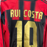 Shop 2004/05 AC MILAN RUI COSTA #10 C/L L/S HOME SHIRT (M) ADIDAS, classic football shirts, vintage football shirts & retro soccer jerseys at Cult Kits