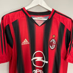 Shop 2004/05 AC MILAN RUI COSTA #10 HOME SHIRT (L) ADIDAS, classic football shirts, vintage football shirts & retro soccer jerseys at Cult Kits