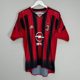 Shop 2004/05 AC MILAN RUI COSTA #10 HOME SHIRT (L) ADIDAS, classic football shirts, vintage football shirts & retro soccer jerseys at Cult Kits
