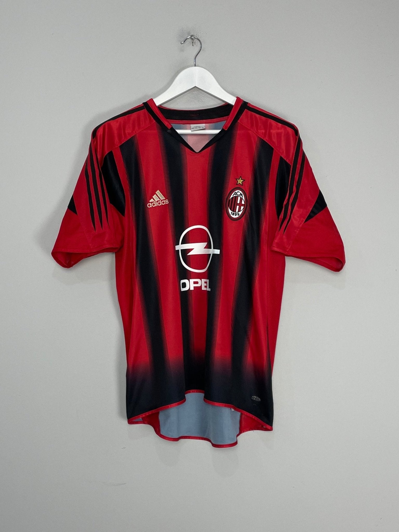 Shop 2004/05 AC MILAN RUI COSTA #10 HOME SHIRT (L) ADIDAS, classic football shirts, vintage football shirts & retro soccer jerseys at Cult Kits