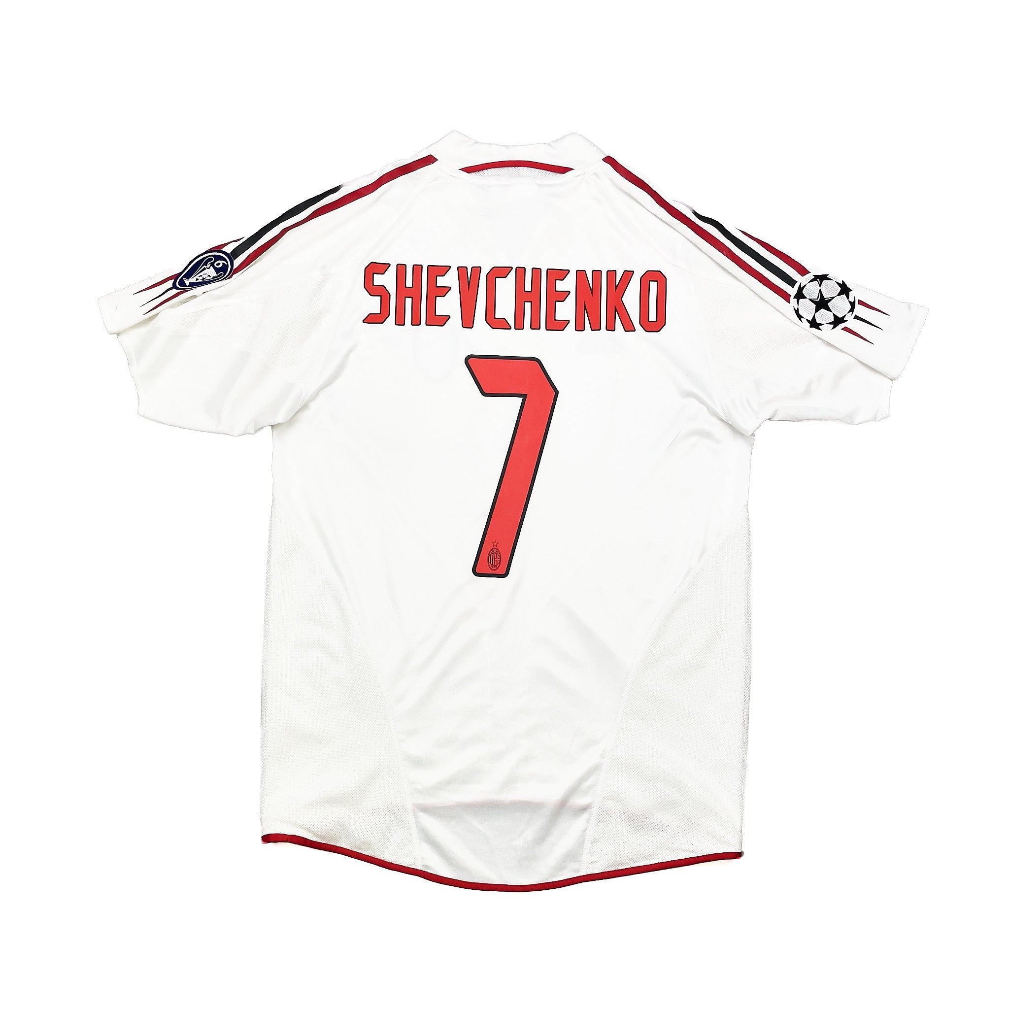 Buy 2004/05 AC Milan Shevchenko 7 C/L Away Shirt (M) Adidas ~ Free worldwide shipping ~ Authentic Vintage Football Shirts from Cult Kits
