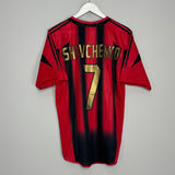 Shop 2004/05 AC MILAN SHEVCHENKO #7 HOME SHIRT (M) ADIDAS, classic football shirts, vintage football shirts & retro soccer jerseys at Cult Kits