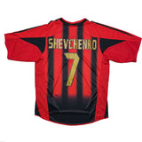 Buy 2004/05 AC Milan Shevchenko 7 Home Shirt (M) Adidas ~ Free worldwide shipping ~ Authentic Vintage Football Shirts from Cult Kits