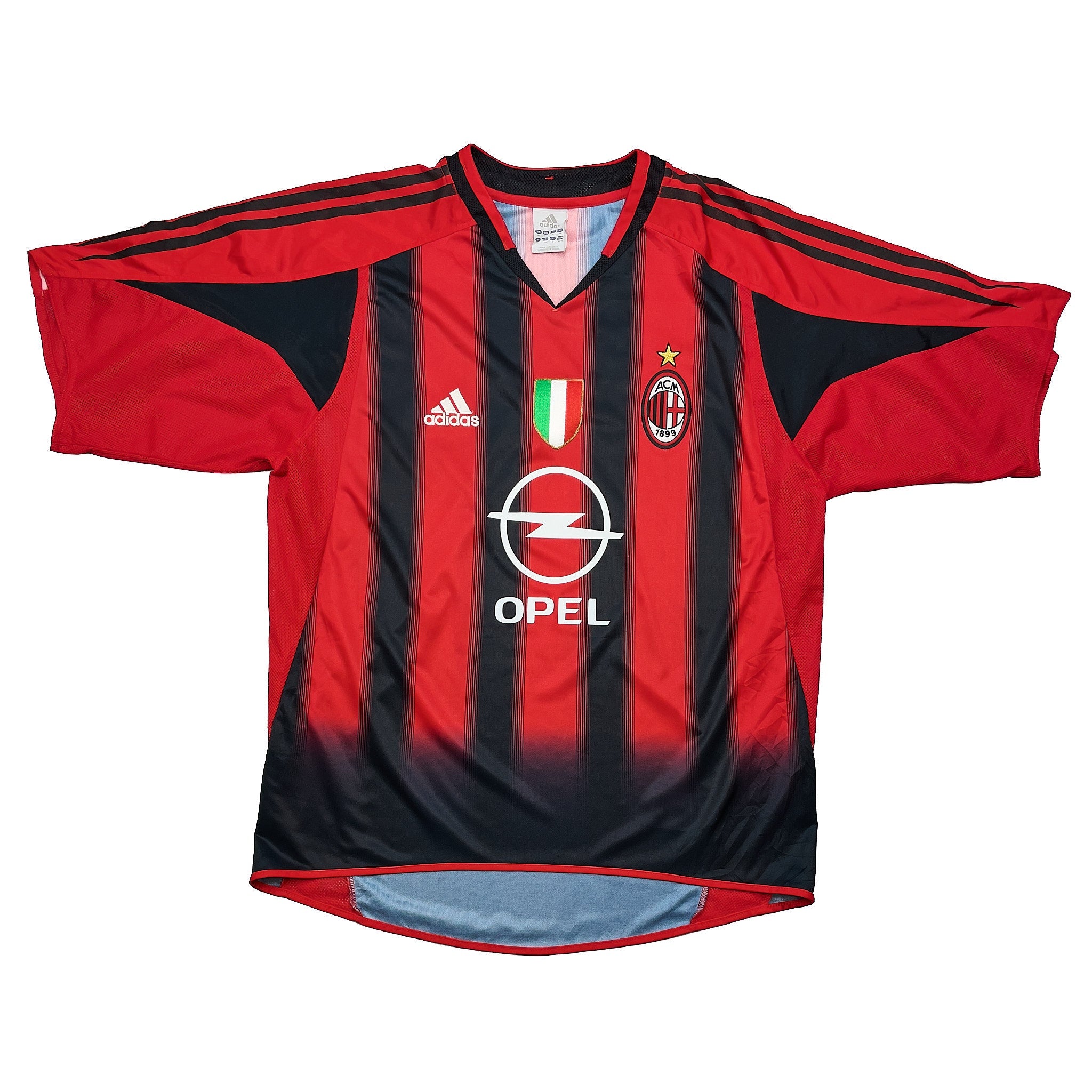 Buy 2004/05 AC Milan Shevchenko 7 Home Shirt (M) Adidas ~ Free worldwide shipping ~ Authentic Vintage Football Shirts from Cult Kits