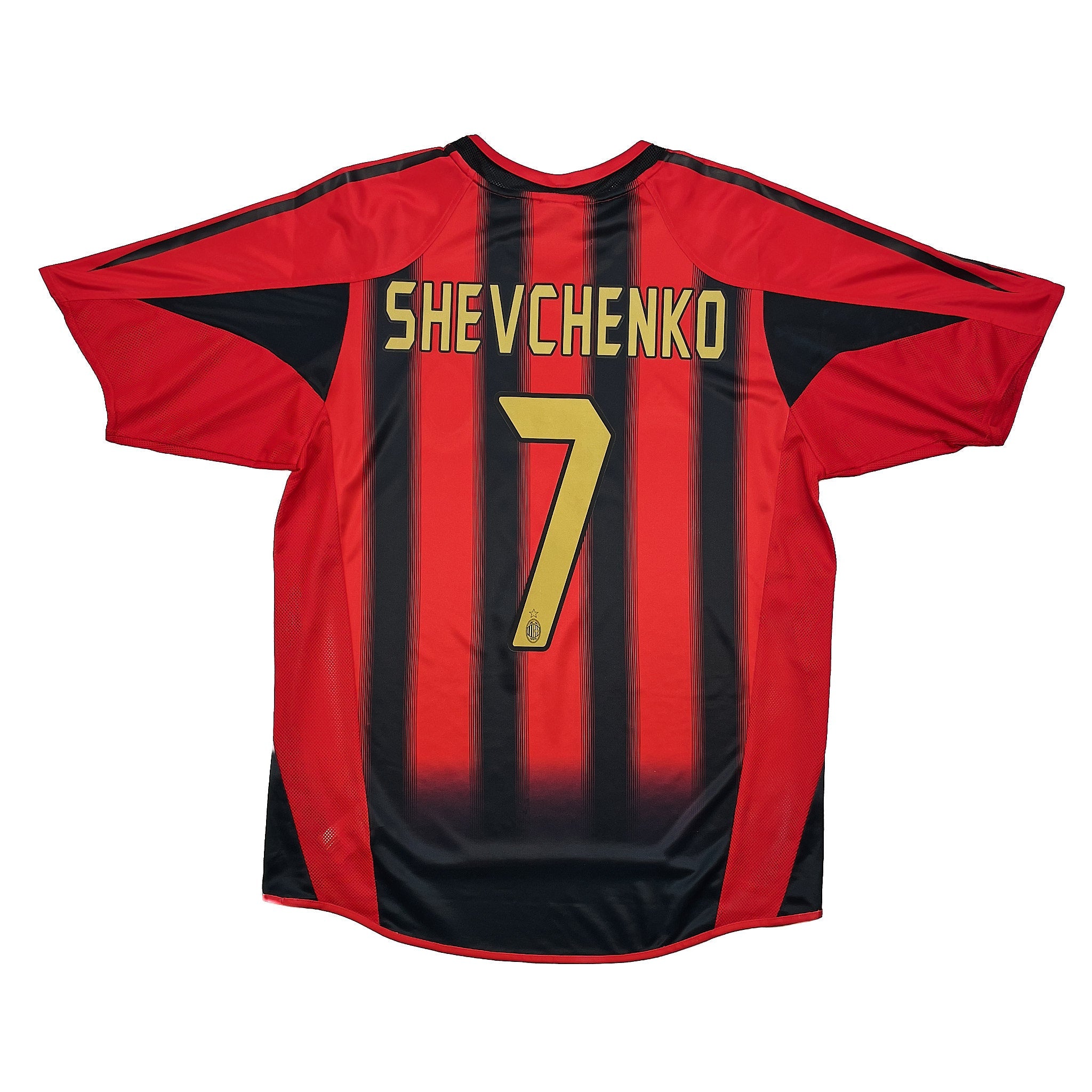 Buy 2004/05 AC Milan Shevchenko 7 Home Shirt (M) Adidas ~ Free worldwide shipping ~ Authentic Vintage Football Shirts from Cult Kits